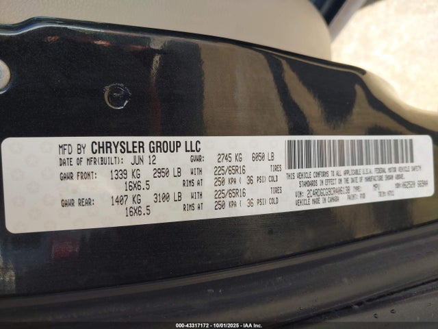 2012 DODGE GRAND CARAVAN 2C4RDGCG9CR406138 Photo 8