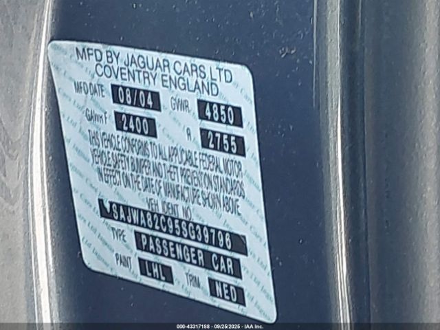 2005 JAGUAR XJ SAJWA82C95SG39796 Photo 8