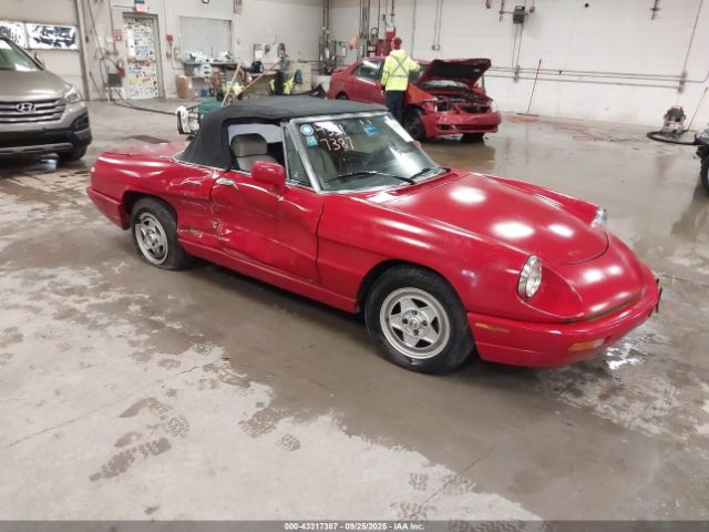 1991 ALFA ROMEO SPIDER ZARBB32G4M6007217