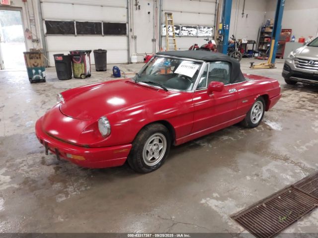 1991 ALFA ROMEO SPIDER ZARBB32G4M6007217 Photo 1