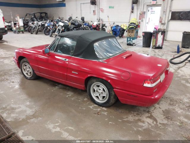 1991 ALFA ROMEO SPIDER ZARBB32G4M6007217 Photo 2
