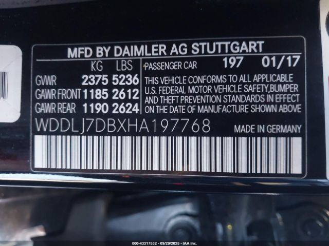 2017 MERCEDES-BENZ CLS 550 WDDLJ7DBXHA197768 Photo 8