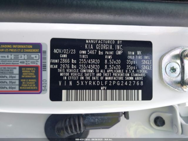 2023 KIA SORENTO 5XYRKDLF2PG242768 Photo 8