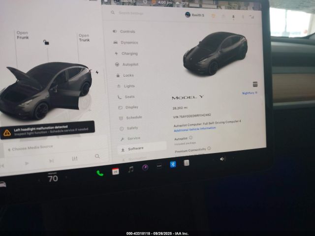 2024 TESLA MODEL Y 7SAYGDED6RF042482 Photo 6