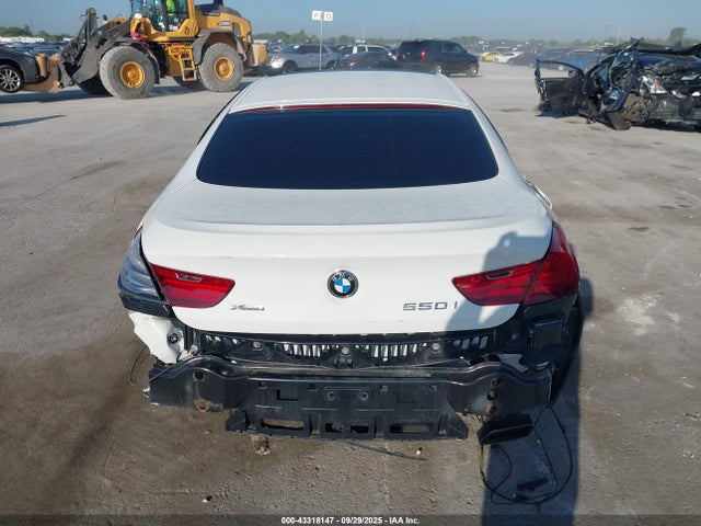 2015 Bmw 650i Gran Coupe Xdrive მანქანა იყიდება აუქციონზე, vin: WBA6B4C58FD760839, აუქციონის ნომერი: 43318147