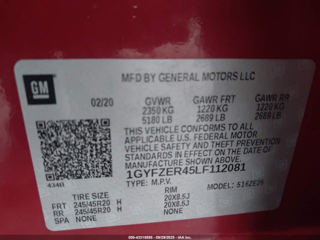 2020 CADILLAC XT4 1GYFZER45LF112081 Photo 8
