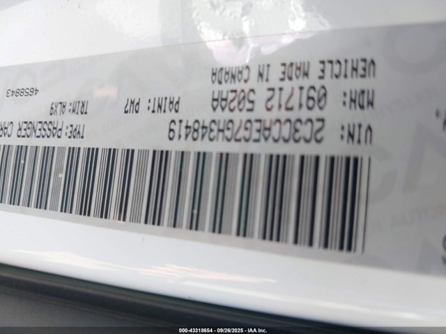 Aukcja sprzedaży 2016 Chrysler 300c, vin: 2C3CCAEG7GH348419, numer aukcji: 43318654