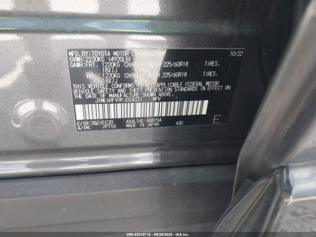 2023 TOYOTA RAV4 HYBRID JTME6RFV9PJ024331 Photo 8