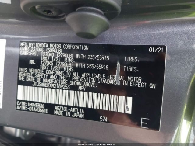 2021 LEXUS NX 300 JTJSARBZXM2189253 Photo 8
