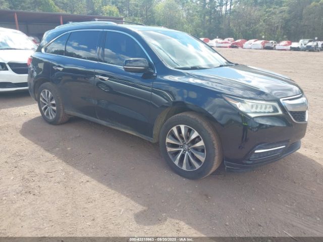 2014 ACURA MDX 5FRYD4H44EB015307 Photo 0