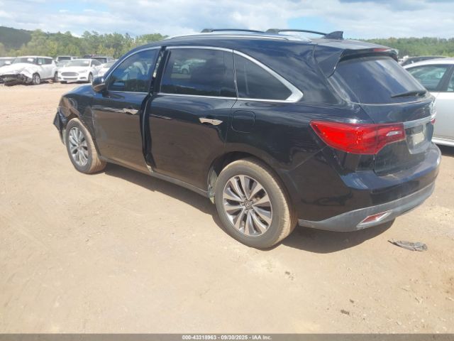 2014 ACURA MDX 5FRYD4H44EB015307 Photo 2