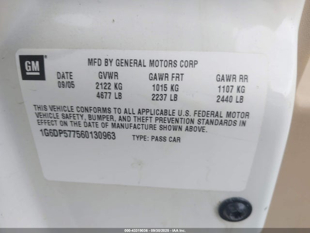 2006 CADILLAC CTS 1G6DP577560130963 Photo 8