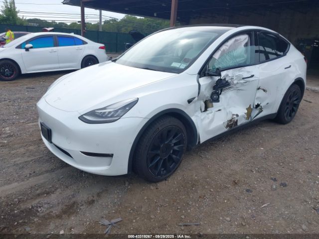 2022 TESLA MODEL Y 7SAYGDEE1NF329599 Photo 1