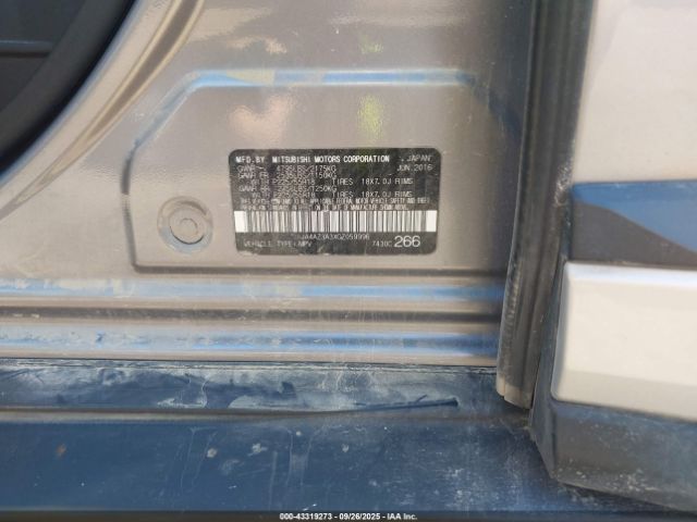 2016 MITSUBISHI OUTLANDER JA4AZ3A3XGZ059996 Photo 8