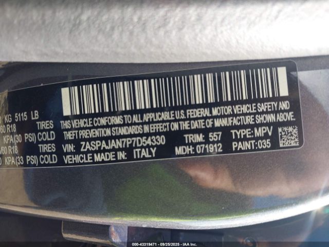 2023 ALFA ROMEO STELVIO ZASPAJAN7P7D54330 Photo 8