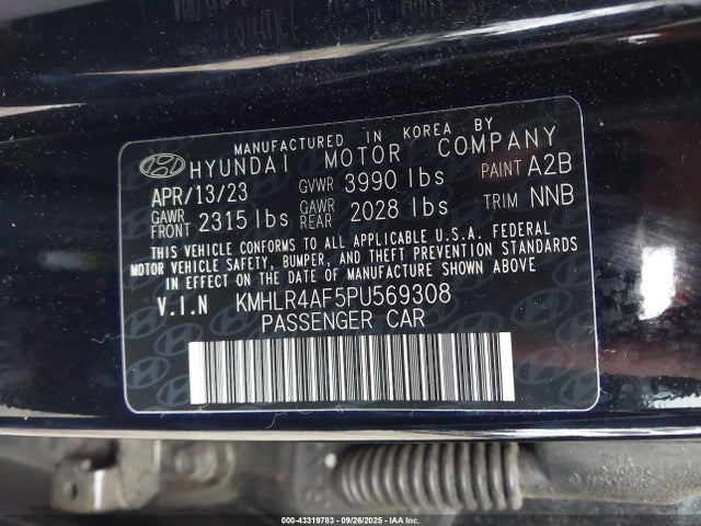 Hyundai Elantra N Line 2023 KMHLR4AF5PU569308 Image 9