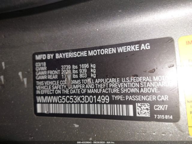 2019 MINI CONVERTIBLE WMWWG5C53K3D01499 Photo 8