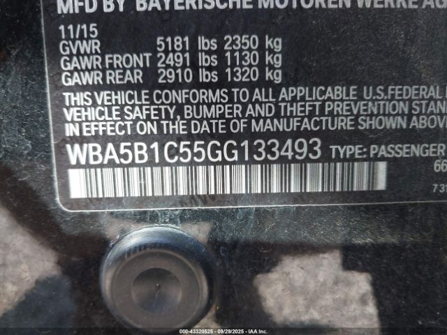 2016 BMW 535I WBA5B1C55GG133493 Photo 8