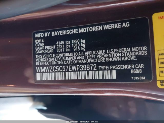 2014 MINI COUNTRYMAN WMWZC5C57EWP39872 Photo 8