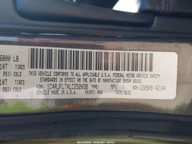 2020 JEEP GRAND CHEROKEE 1C4RJFLTXLC232038 Photo 8