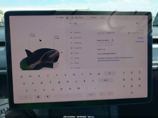 2022 TESLA MODEL 3 5YJ3E1EB8NF188578 Photo 6