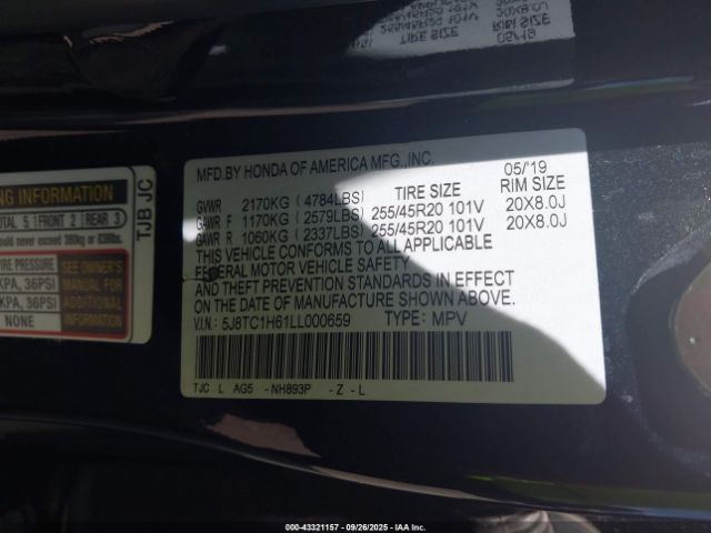 2020 ACURA RDX 5J8TC1H61LL000659 Photo 8