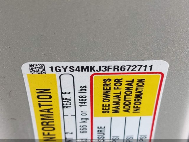 2015 CADILLAC ESCALADE 1GYS4MKJ3FR672711 Photo 8