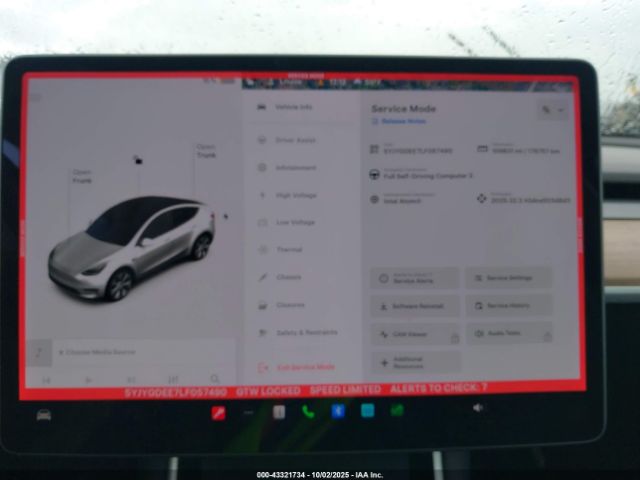 2020 TESLA MODEL Y 5YJYGDEE7LF057490 Photo 6