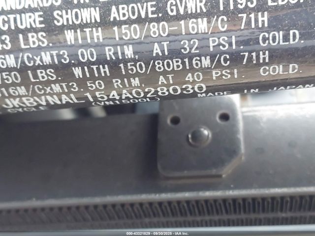 2004 KAWASAKI VN1500 JKBVNAL154A028030 Photo 9