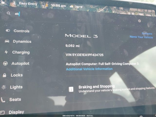 2023 TESLA MODEL 3 5YJ3E1EA1PF424725 Photo 6