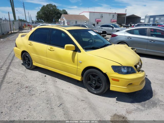 2003 MITSUBISHI LANCER JA3AJ86E33U015350