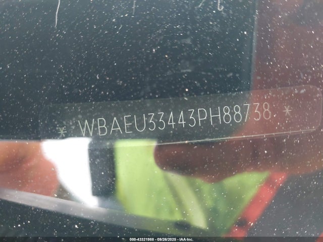 43321988 :رقم المزاد ، WBAEU33443PH88738 vin ، 2003 Bmw 325xi مزاد بيع