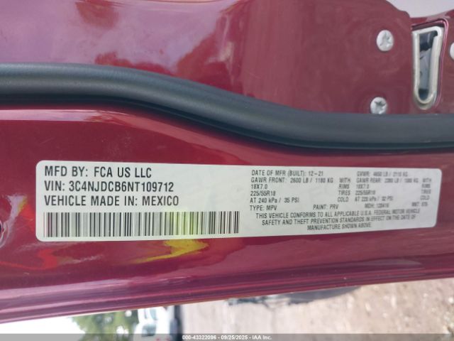 2022 JEEP COMPASS 3C4NJDCB6NT109712 Photo 8