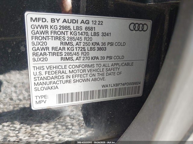 2023 AUDI Q7 WA1LXBF74PD009824 Photo 8