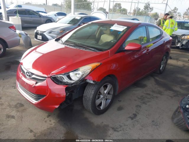 2013 HYUNDAI ELANTRA KMHDH4AE3DU535667 Photo 1