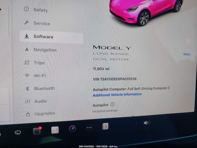 2023 TESLA MODEL Y 7SAYGDEE6PA091538 Photo 6