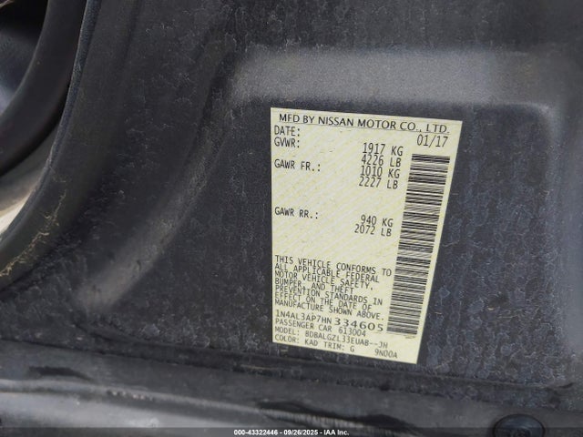 1N4AL3AP7HN334605 Nissan 2017