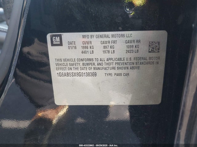 2016 CADILLAC ATS 1G6AB5SX8G0138369 Photo 8