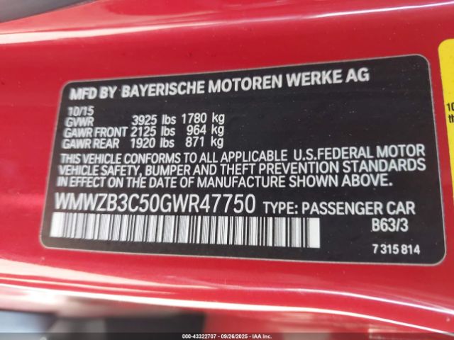 2016 MINI COUNTRYMAN WMWZB3C50GWR47750 Photo 8