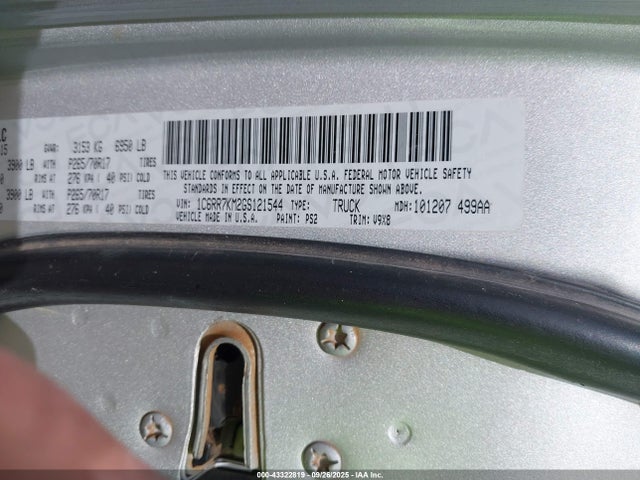 RAM 1500 2016 1C6RR7KM2GS121544 Image 9
