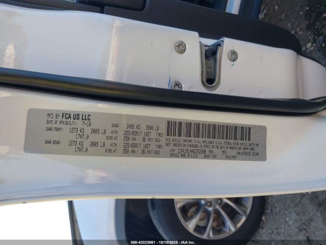 2019 JEEP CHEROKEE 1C4PJMLX4KD252308 Photo 8