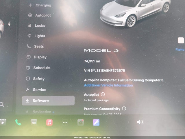 Tesla 2022 2022 5YJ3E1EA8NF373575 Image 15
