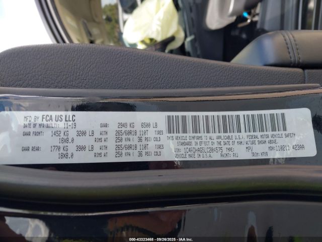 2020 DODGE DURANGO 1C4RDHAG5LC204575 Photo 8