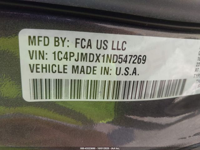 2022 JEEP CHEROKEE 1C4PJMDX1ND547269 Photo 8