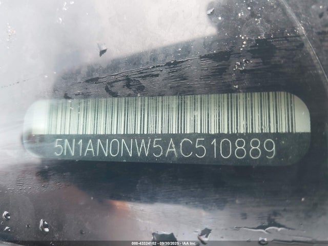 2010 NISSAN XTERRA 5N1AN0NW5AC510889 Photo 8