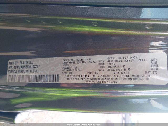 2024 JEEP WRANGLER 1C4PJXDN6RW107221 Photo 8