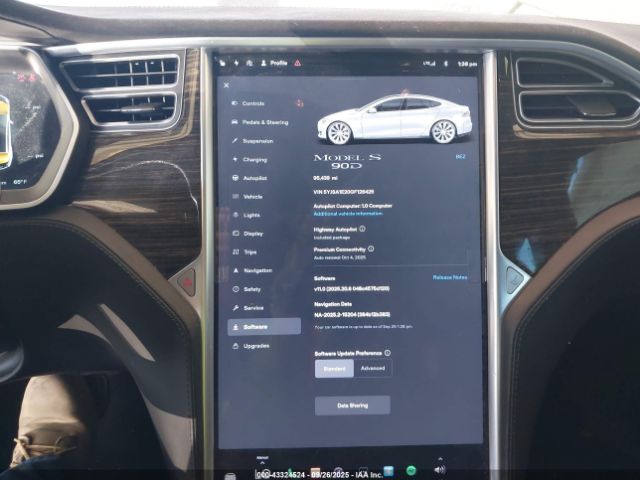 2016 TESLA MODEL S 5YJSA1E20GF126425 Photo 6