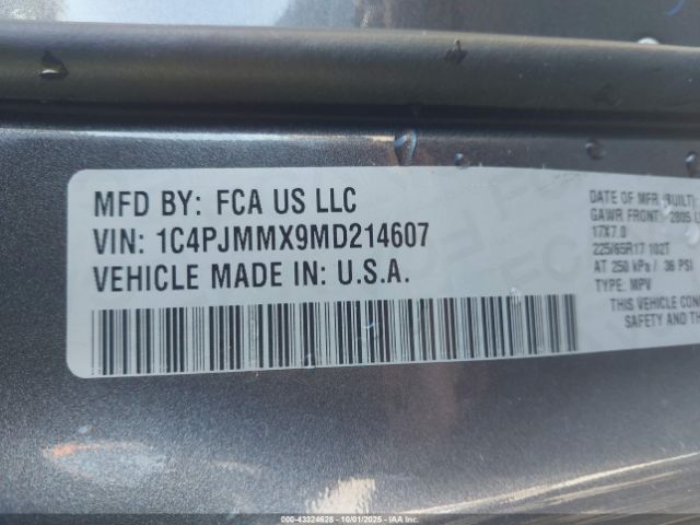 2021 JEEP CHEROKEE 1C4PJMMX9MD214607 Photo 8