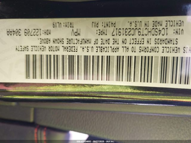 2018 DODGE DURANGO 1C4SDHCT9JC231917 Photo 8