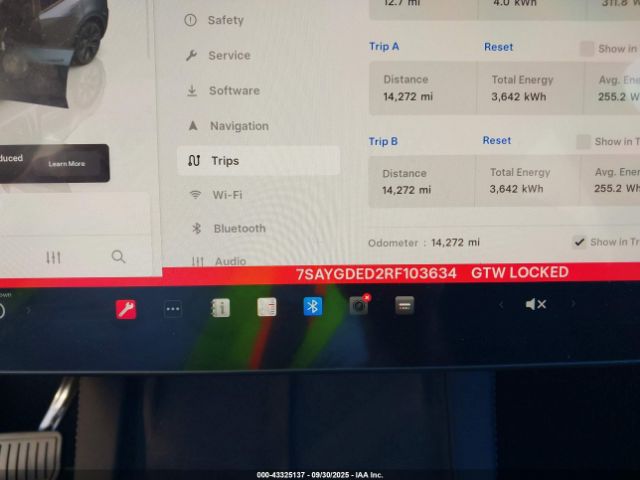 2024 TESLA MODEL Y 7SAYGDED2RF103634 Photo 6